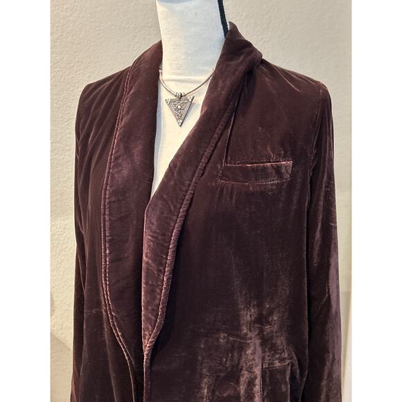 Free People Velvet 'Yesterday's Muse' Blazer - Picture 2 of 11